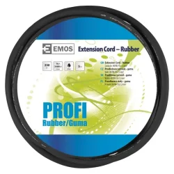 Neoprénový predlžovací kábel - konektor, 5 m, 3x 1,5 mm2 - 1902010500 Neoprénový predlžovací kábel - konektor, 5 m, 3x 1,5 mm2 - 1902010500