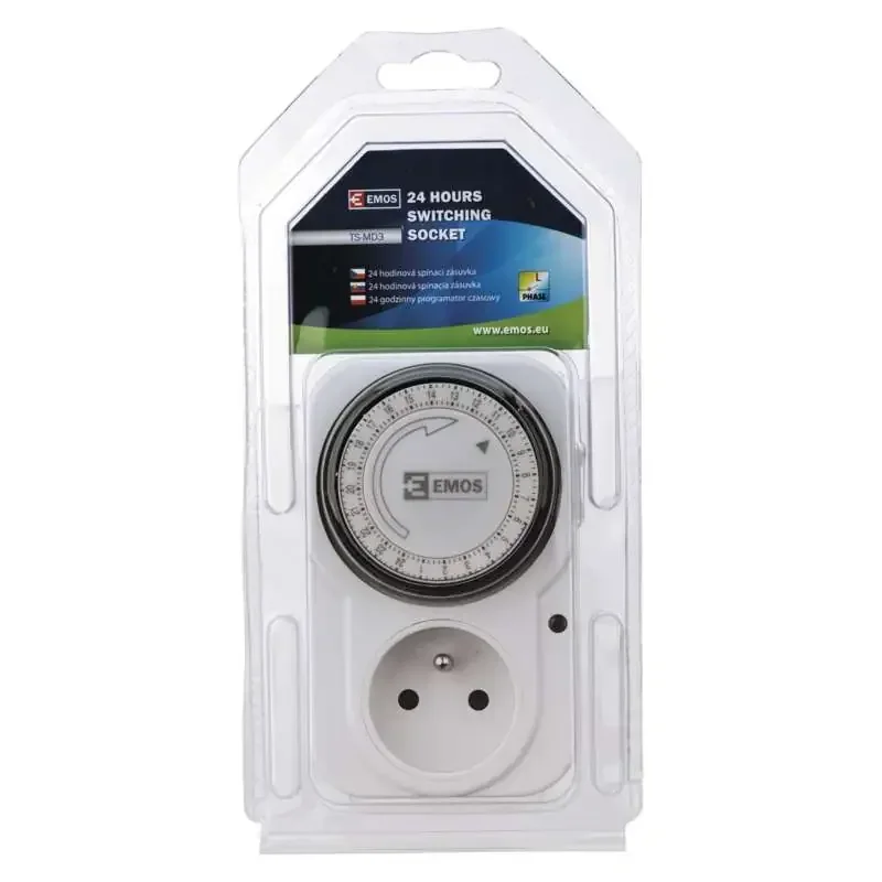 Časovač - mechanická spínacia zásuvka TS-MD3 - 1907010010