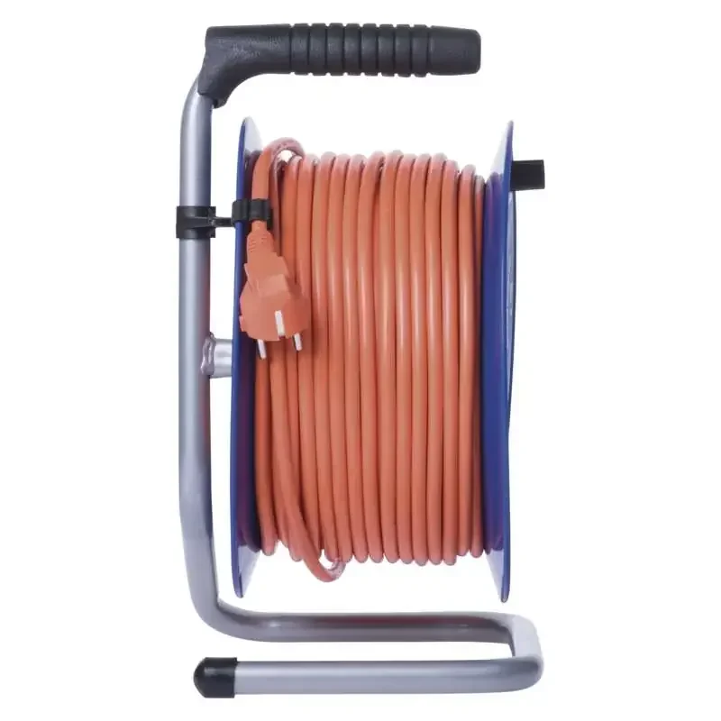 PVC predlžovací kábel na bubne - 4 zásuvky, 50 m, 1,5 mm2 - 1908045001