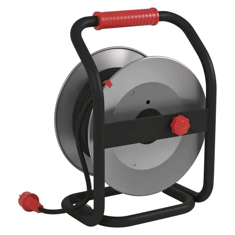 Gumovo-neoprénový predlžovací kábel, kovový bubon - 4z, 25m, 1,5mm2 - 1908442500
