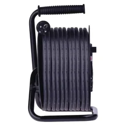 Gumový predlžovací kábel na bubne - 4 zásuvky, 50 m, 2,5 mm2 - 1908545000