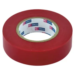 Izolačná páska PVC 19 mm / 20 m červená, 10 ks - 2001192030