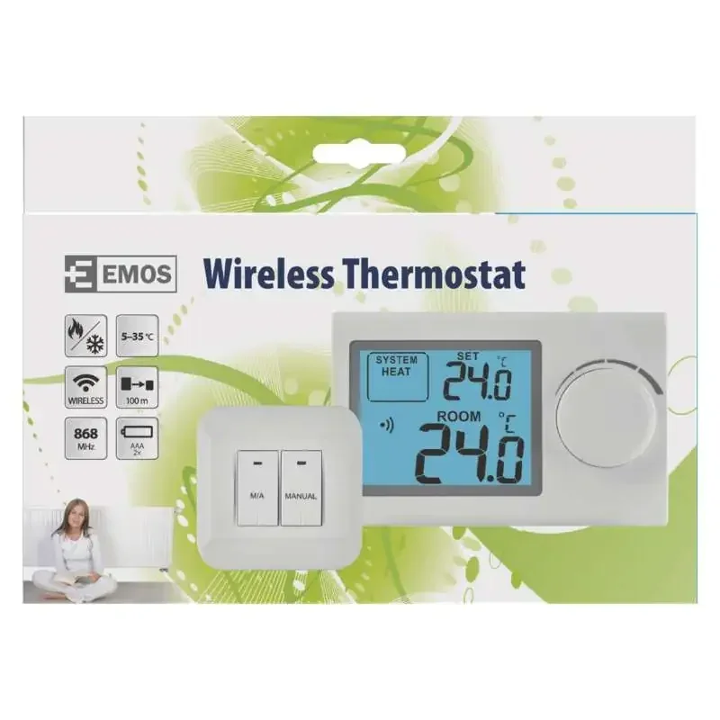 Bezdrôtový izbový termostat EMOS P5614 - 2101106010