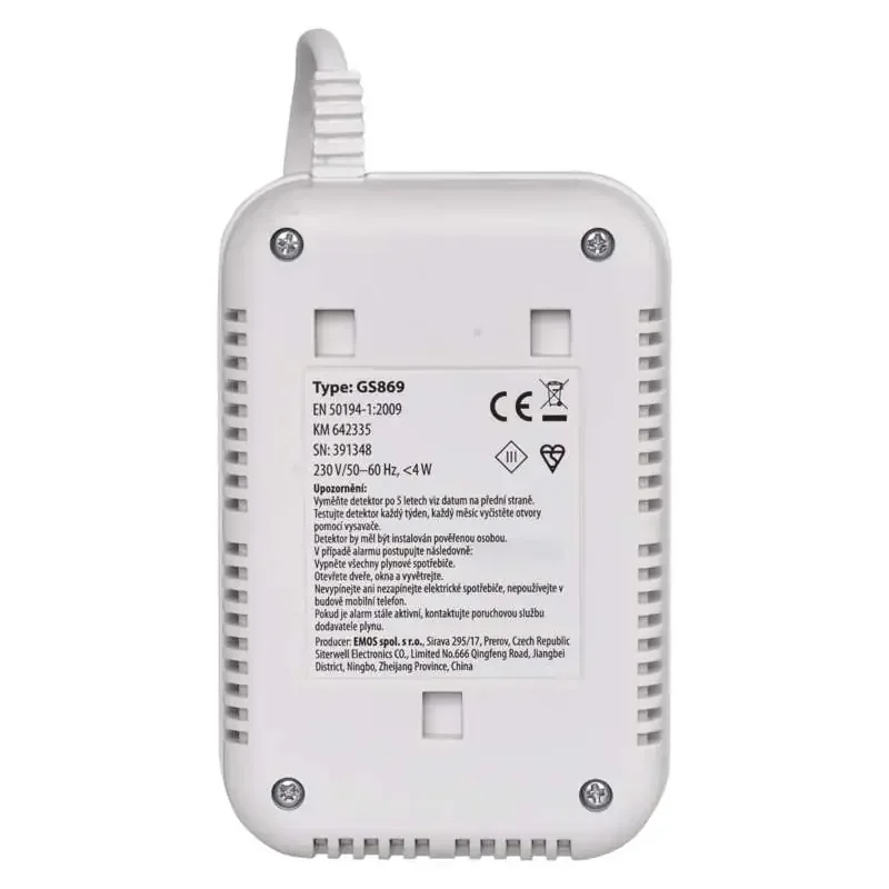 DETEKTOR PLYNU GS869 - 2101505003 DETEKTOR PLYNU GS869 - 2101505003