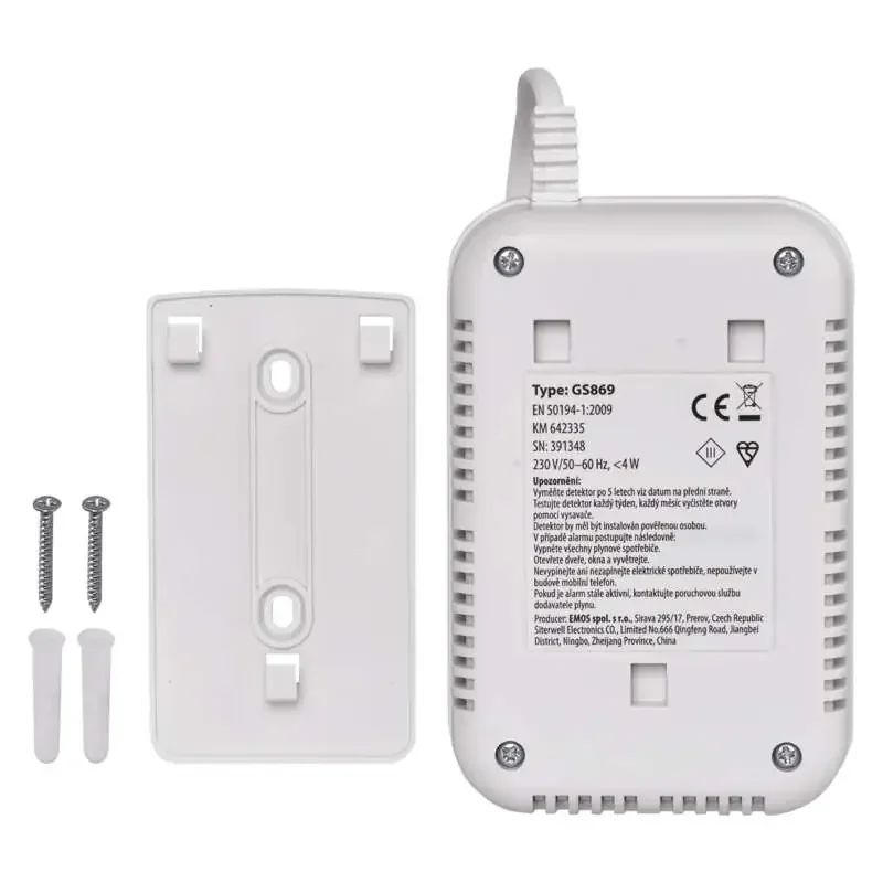 DETEKTOR PLYNU GS869 - 2101505003 DETEKTOR PLYNU GS869 - 2101505003