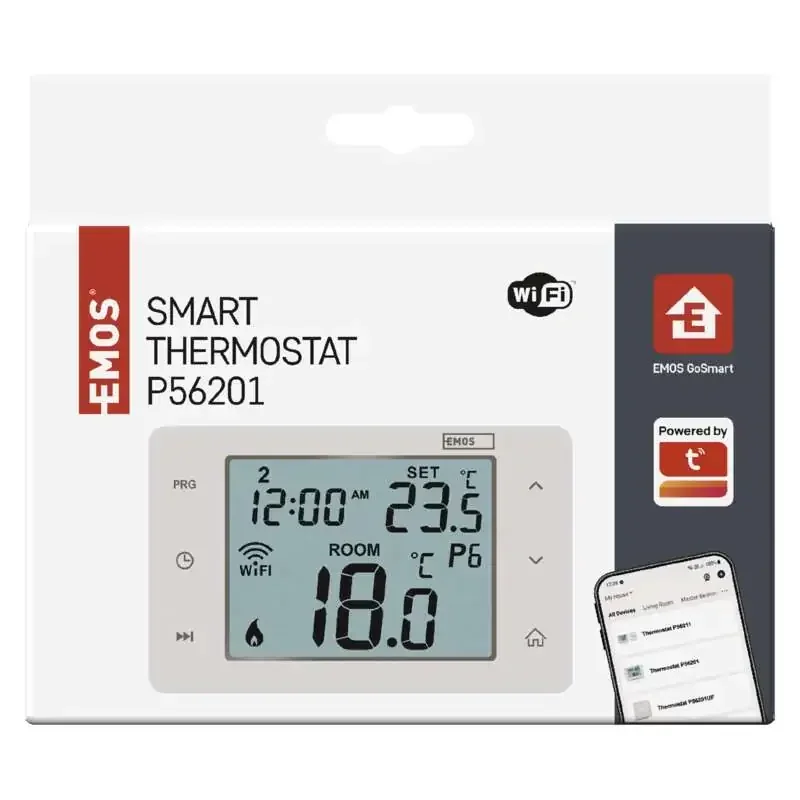 Digitálny izbový termostat GoSmart P56201 s wifi - 2101900000 Digitálny izbový termostat GoSmart P56201 s wifi - 2101900000