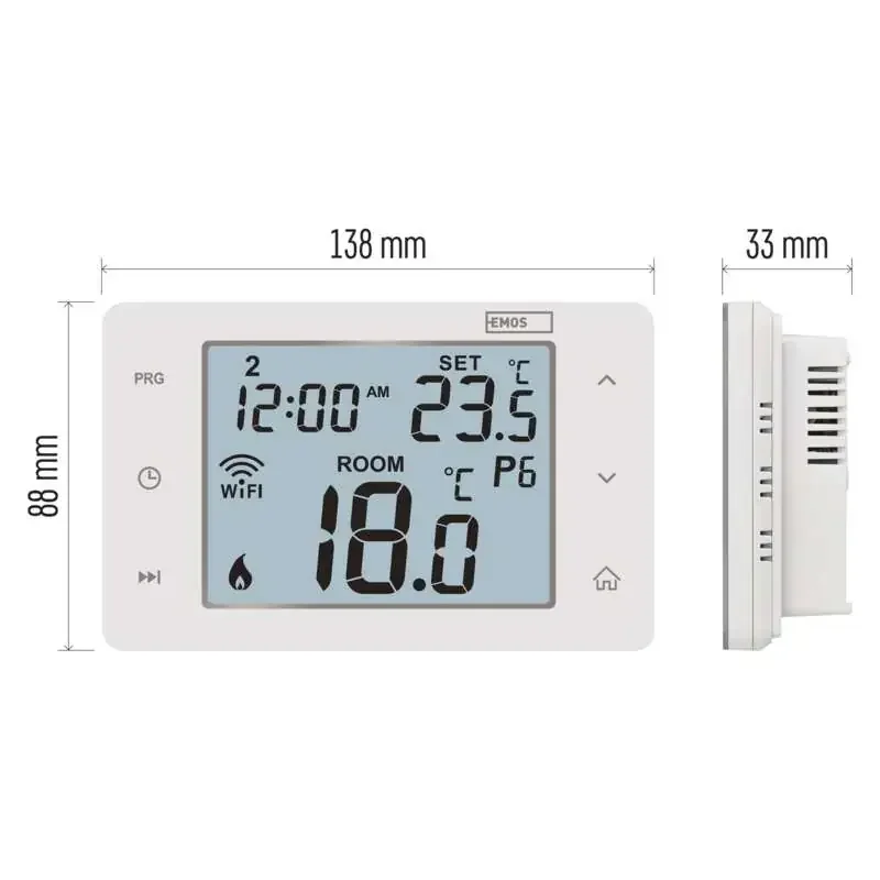 Digitálny izbový termostat GoSmart P56201 s wifi - 2101900000 Digitálny izbový termostat GoSmart P56201 s wifi - 2101900000