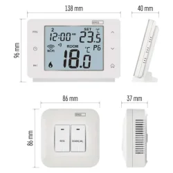 Bezdrôtový izbový termostat GoSmart P56211 s wifi - 2101900001