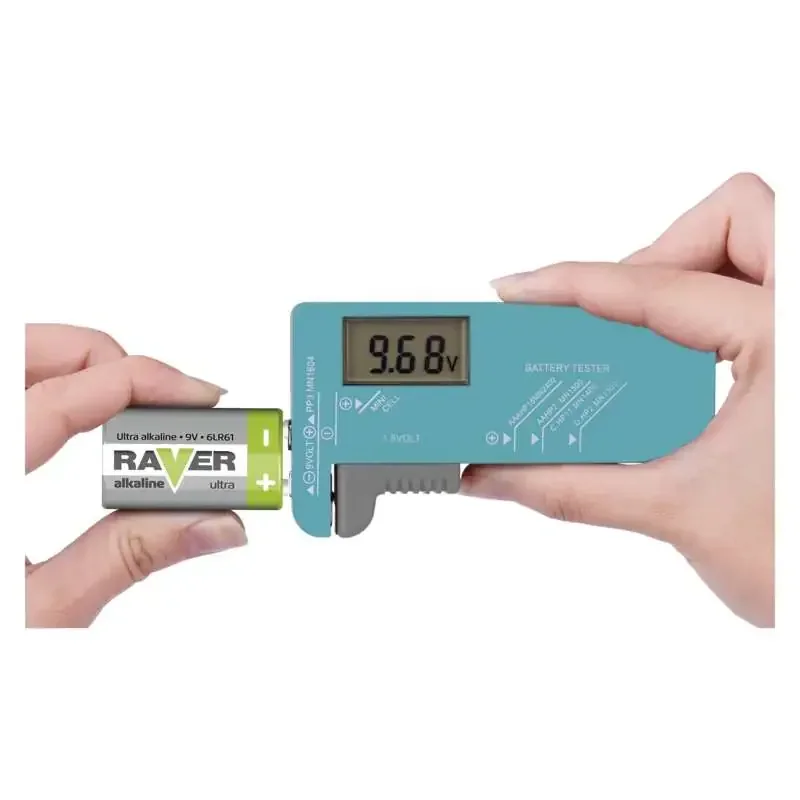 Univerzálny tester batérií (AA, AAA, C, D, 9V, gombíkové) - 2203003000