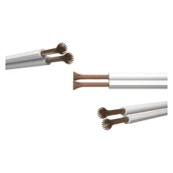 CYH H03VH-H 2x1,5 mm² biely (S8291)