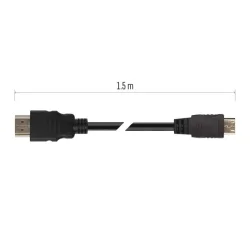 Vysokorýchlostný kábel HDMI 2.0 vidlica A - vidlica C 1,5 m - 2333101013