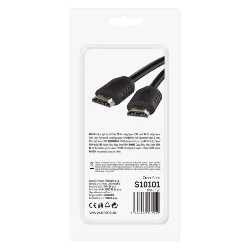 Vysokorýchlostný kábel HDMI 2.1 Vidlica A - Vidlica A 1,5 m - 2333101016
