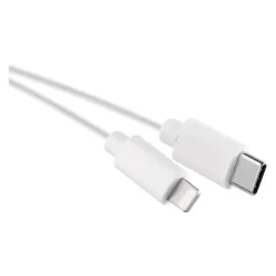Nabíjací a dátový kábel USB-C 2.0 / Lightning MFi, 1 m, biely - 2335076014
