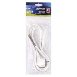 Flexo PVC šnúra 3x 1,0mm2, 2m, biela - 2413120132 Flexo PVC šnúra 3x 1,0mm2, 2m, biela - 2413120132
