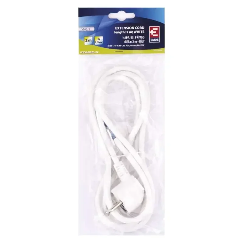 Flexo PVC šnúra 3x 0,75mm2, 2m, biela - 2413720132