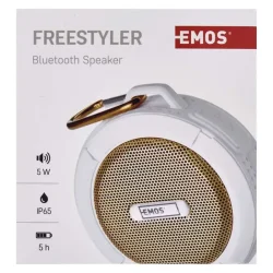 Reproduktor Bluetooth EMOS FREESTYLER, zlatý - 2618001200