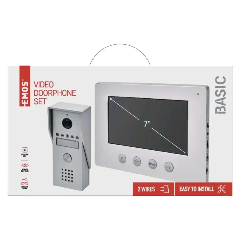 Súprava videotelefónu EMOS EM-03M 2WIRE - 3010002050 Súprava videotelefónu EMOS EM-03M 2WIRE - 3010002050