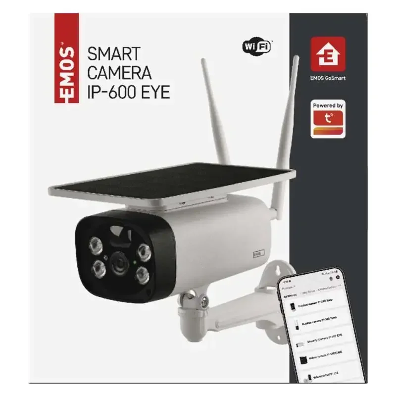 Vonkajšia batériová kamera GoSmart IP-600 EYE s wifi a solárnym panelom - 3024040560