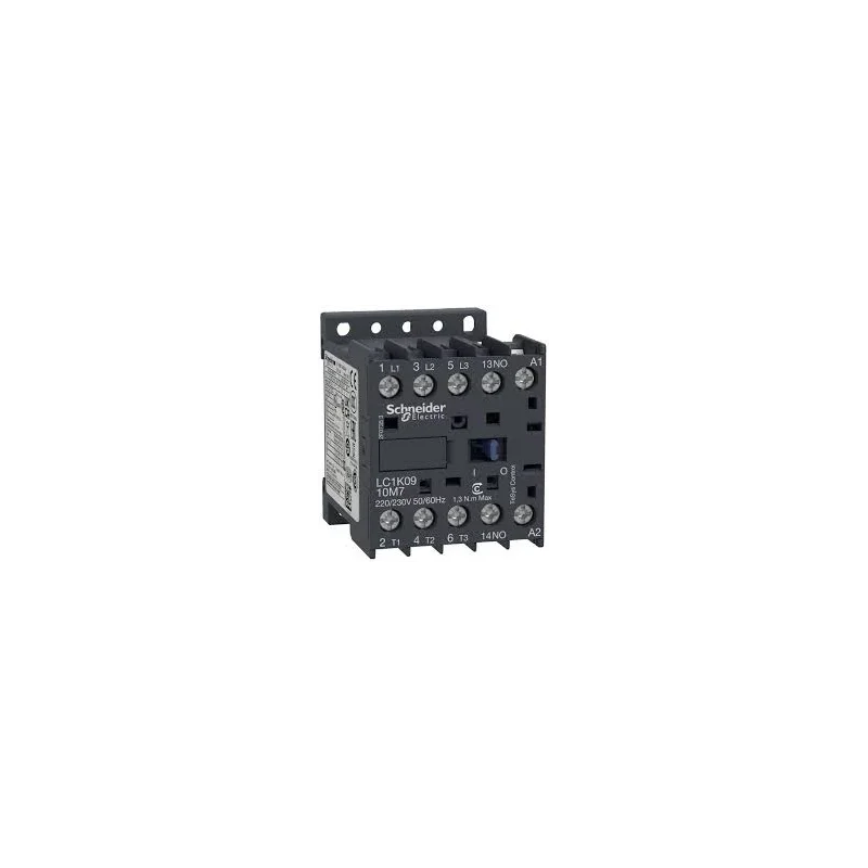 ministýkač 3P (3Z) 9A AC-3 440V-pomocný kontakt 1Z- cievka 230V 50Hz LC1K0910P7 - LC1K0910P7