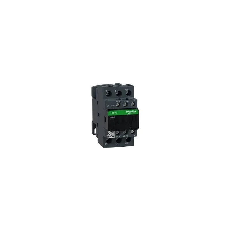 stýkač 3P(3Z) 38A AC-3 440V-pomocné kontakty 1Z+1V- cievka 230V 50Hz LC1D38P7 - LC1D38P7