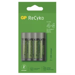 Nabíjačka GP Speed M451 + 4× AA ReCyko 2700 - 1604845112