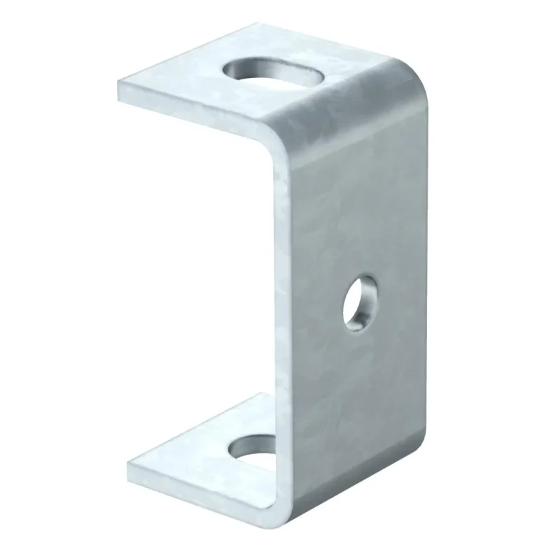 Stropný držiak s bočným dierovaním 10,5 mm 80x40 Oceľ žiarovo zinkované ponorením - 6356109