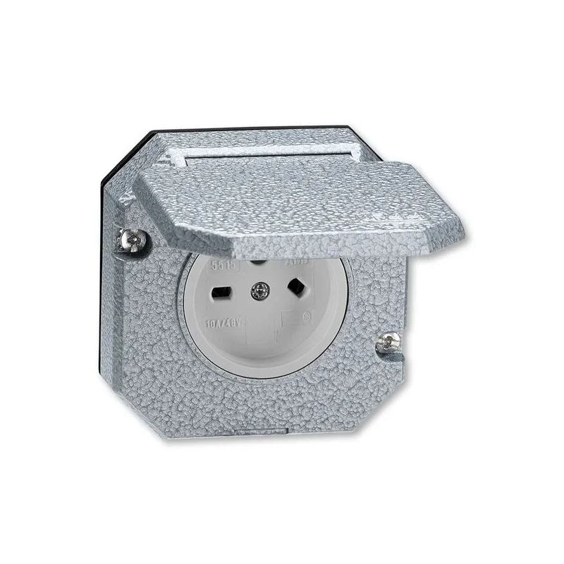 Vonkajšia technická zásuvka, vstavaná, Al, vzor K, IP55 - 5515N-C05765