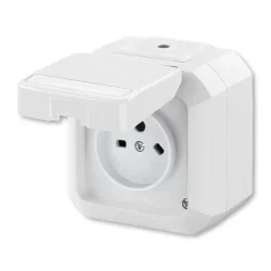 Technická zásuvka, vonkajšia, plastová, vzor K, IP54 - 5515N-C05525 B
