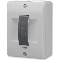 Tlačový spínač PRESSTO, so signalizačnou žiarovkou, nástenný - 3536N-C03251 23