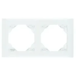 90920 TBR - bílá 2-rámeček, BASE (plast) - 90920 TBR