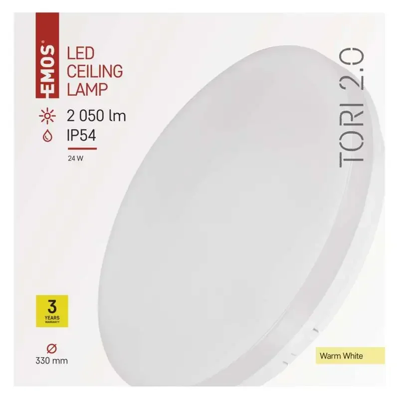 LED svietidlo TORI 33 cm, 24 W, teplá biela, IP54 ZM4122 - 1539081240
