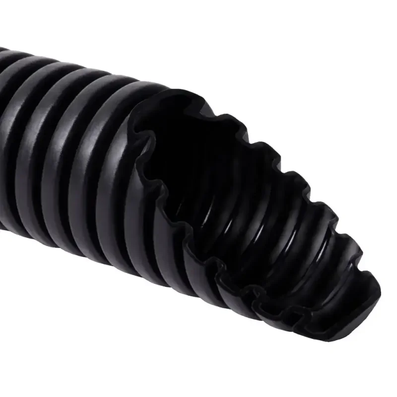 Ohybná elektroinštalačná rúrka UV stabilná PE LPE-1 pr. 20 mm, 22423, mechanická odolnosť 320N/5cm, čierna, balenie 100 m. - 232
