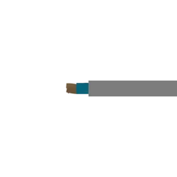 H03VVH2-F 2X0,75 300/300V biela (CYLY)