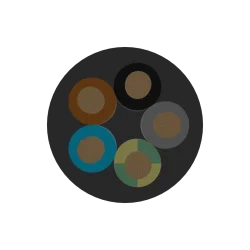 CGSG 5x1 (H05RR-F 300/500V 5G1)