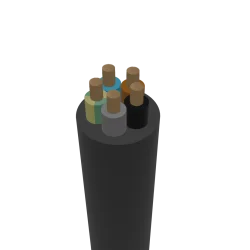 CGSG 5x1 (H05RR-F 300/500V 5G1)