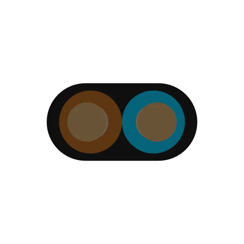 CYKYLO-O 2x1,5 (CYYpl-O, CYYp-O) 450/750V CPR E plochý