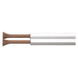 CYH H03VH-H 2x0,75 mm² biely