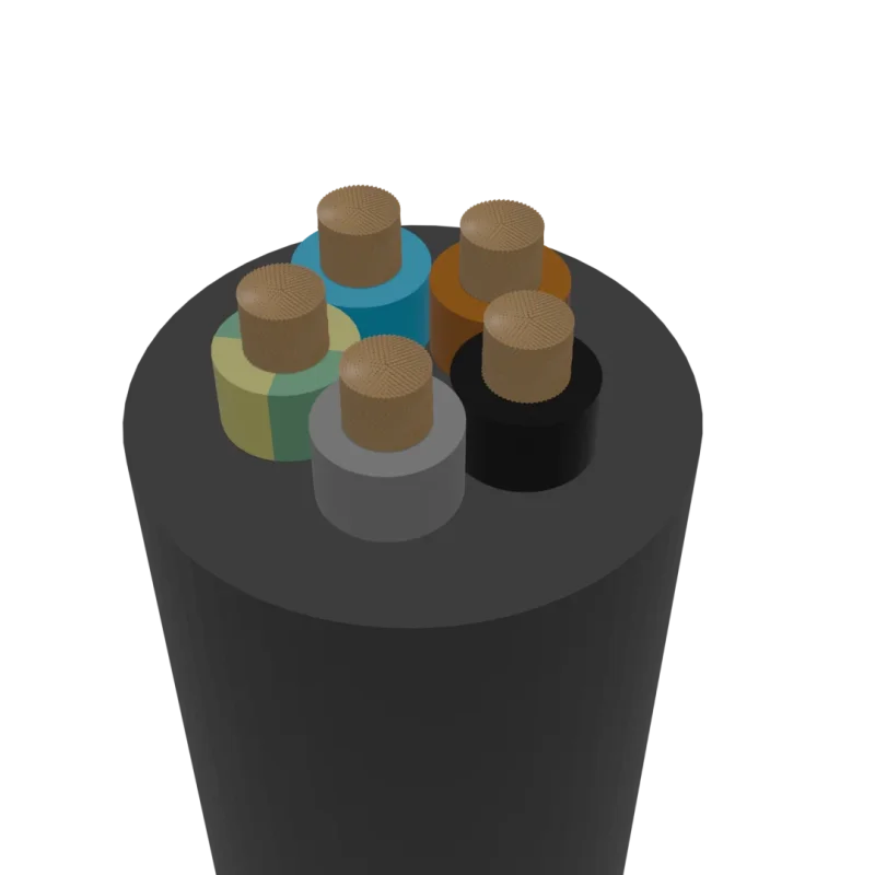 CGSG 5x6 (H05RR-F 300/500V 5G6)