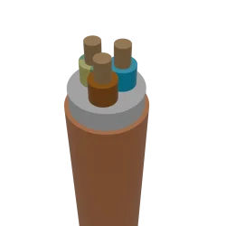1-CHKE-R-J 3x2,5 mm2 B2ca s1d1a1