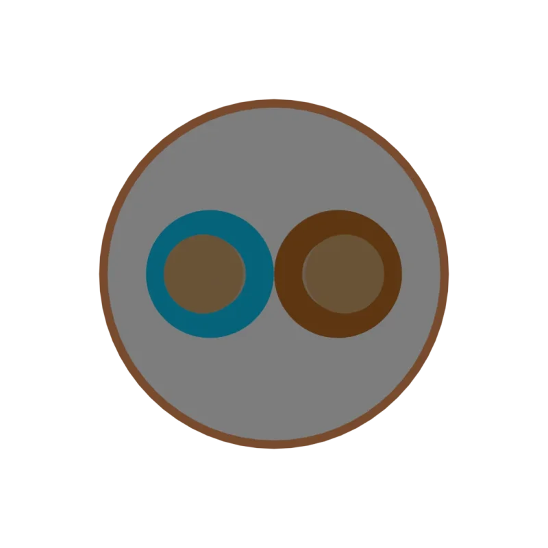 1-CHKE-R-O 2x1,5 mm2 B2ca