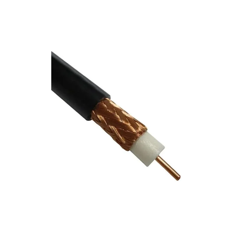 COAX RG11 DBII – zemný koaxiálny kábel PE, čierny