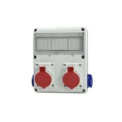 Zásuvková rozvodnica 2x32A,2x230V