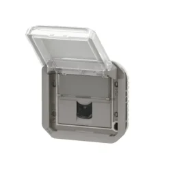 069559L - PLXN ZÁS. RJ45 CAT 6A STP SIVÁ PRÍSTROJ