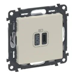 753255 - VALL USB NAB C 30W BÉŽOVÁ