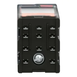 RXM3AB2B7 - miniatúrne zásuv. relé – Zelio RXM – 3 C/O – 24 V AC – 10 A – s LED kontrolkou