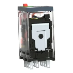 RXM3AB2B7 - miniatúrne zásuv. relé – Zelio RXM – 3 C/O – 24 V AC – 10 A – s LED kontrolkou