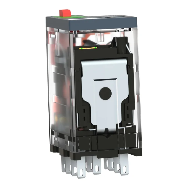 RXM3AB2B7 - miniatúrne zásuv. relé – Zelio RXM – 3 C/O – 24 V AC – 10 A – s LED kontrolkou