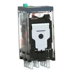 RXM3AB2BD - miniatúrne zásuv. relé – Zelio RXM – 3 C/O – 24 V DC – 10 A – s LED kontrolkou