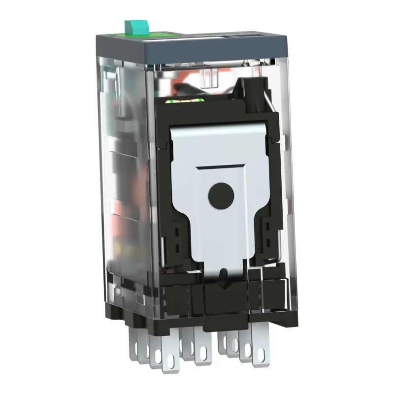 RXM3AB2BD - miniatúrne zásuv. relé – Zelio RXM – 3 C/O – 24 V DC – 10 A – s LED kontrolkou