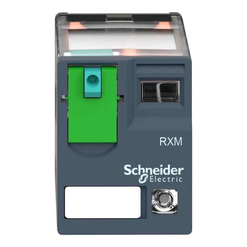 RXM3AB2BD - miniatúrne zásuv. relé – Zelio RXM – 3 C/O – 24 V DC – 10 A – s LED kontrolkou